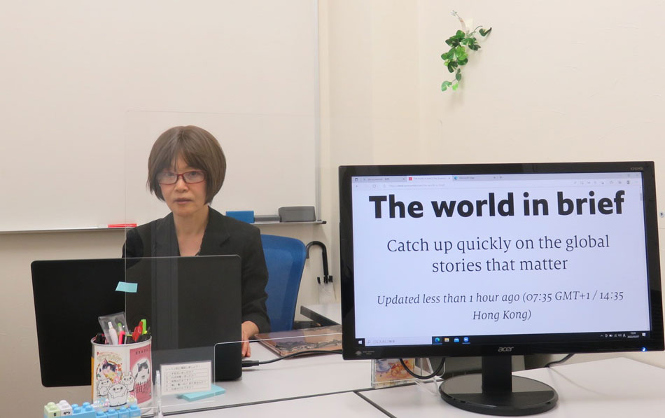 オンラインレッスンの様子